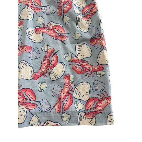 Vineyard Vines Blue and Pink Lobster Print Skirt - Picture 5 of 6
